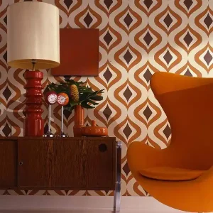 Tapete Triton Orange Neu Im Sortiment