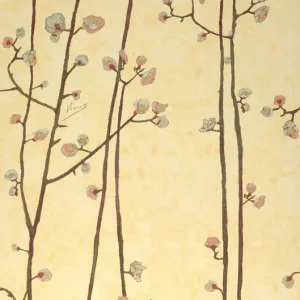 Tapete VanGogh Branches Blassgelb Ausverkauf