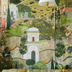 Nur Für Kurze Zeit Wandbild Gardens of Jaipur Grüntöne