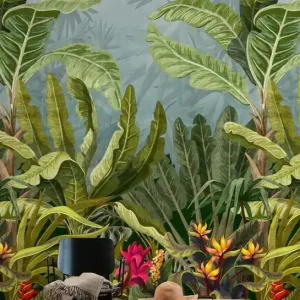 Wandbild Borneo Grüntöne Aktuell