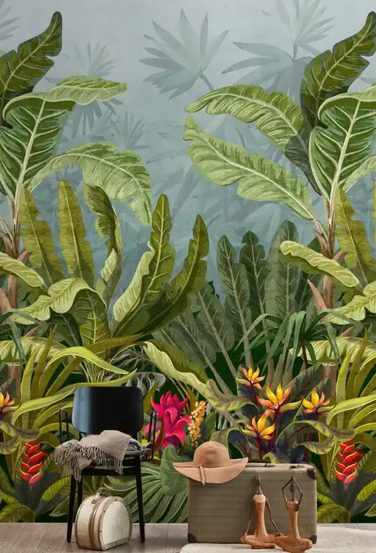 Wandbild Borneo Grüntöne Aktuell