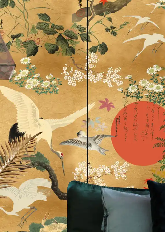 Wandbild Byobu Classic Gold Markenprodukt