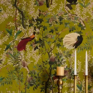 Wandbild Royal Garden Currygelb Neue Kollektion
