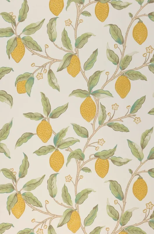 Sonderangebot Tapete Lemon Tree Cremeweiss