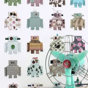 Tapete Robot Bunt Rabatt