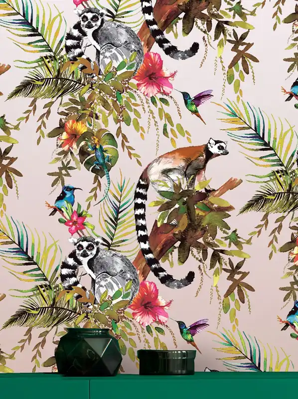Tapete Madagascar Rosenholz Schimmer Abverkauf