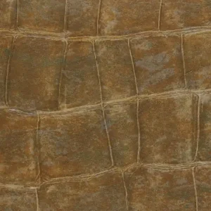 Super-Preis Tapete Croco 14 Olivbraun