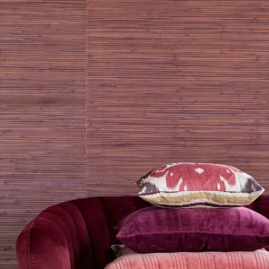 Tapete Bamboo on Roll 02 Violett Solange Der Vorrat Reicht
