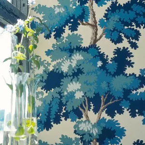 Versand Am Gleichen Tag Tapete Raphael Trees Pastelltürkis
