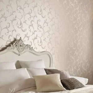Tapete Iwana Cremeweiss Perlglanz Angebot