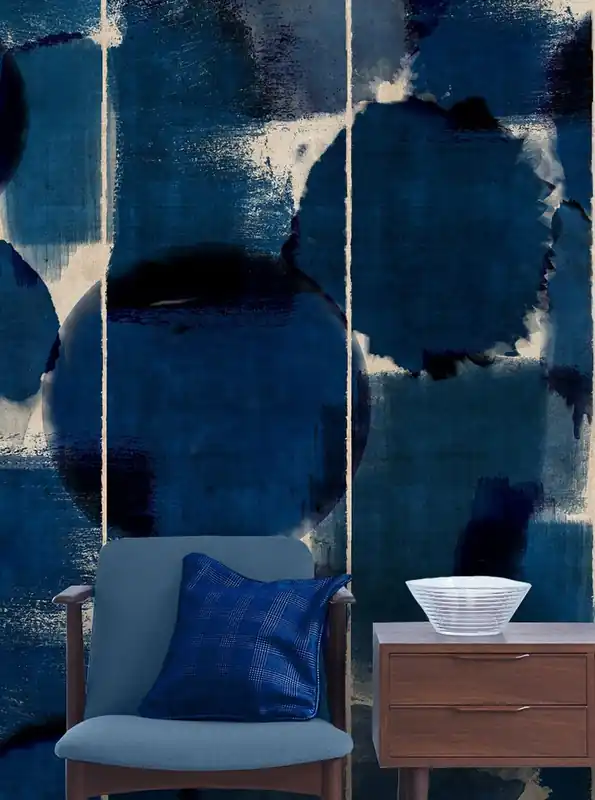Aktuell Wandbild Indigo Marvel Blau