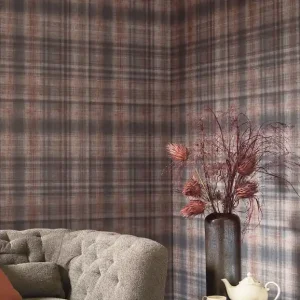 Tapete Shabby Tartan Kupferbraun Jetzt Bestellen