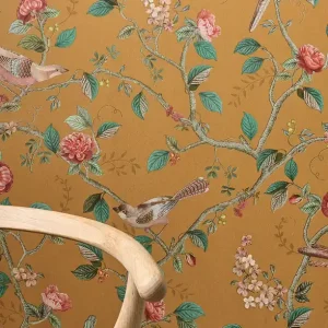 Tapete Floribunda Braunbeige Preisreduziert