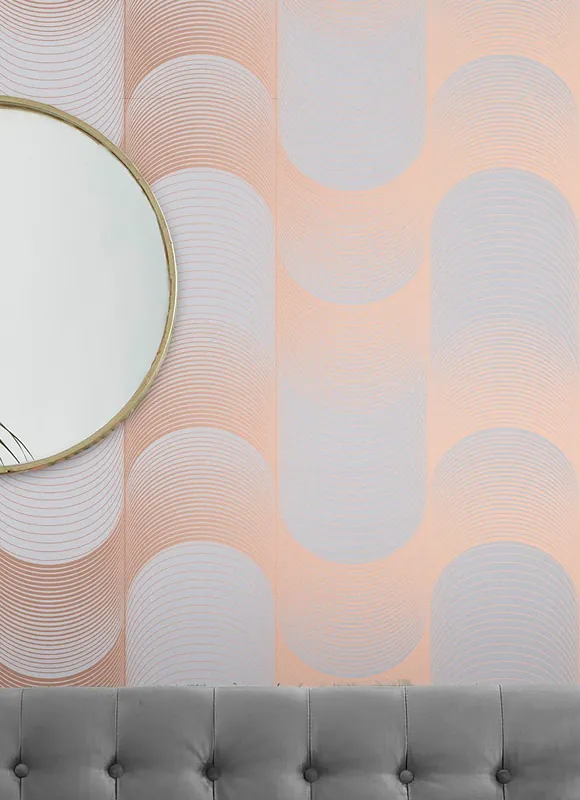 Tapete Katsura Rosé Gold Sonderaktion