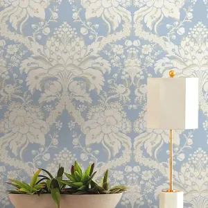 Tapete Royal Artichoke Hellblau Nur Für Kurze Zeit