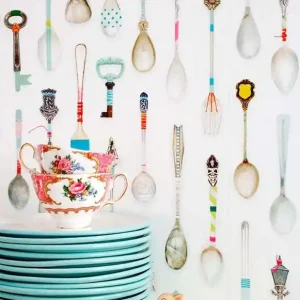 Tapete Teaspoons Bunt Top-Angebot