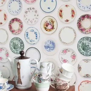 Tapete Porcellain 01 Bunt Schneller Versand