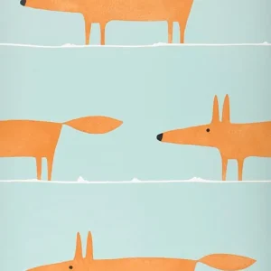 Solange Der Vorrat Reicht Tapete What does the Fox say Blasstürkis
