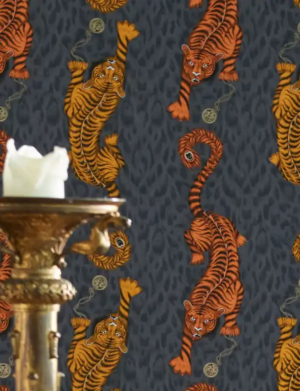 Tapete Tigris Orange Sonderaktion
