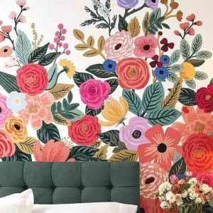 Finale Aktion Wandbild Flower Garden Rosa