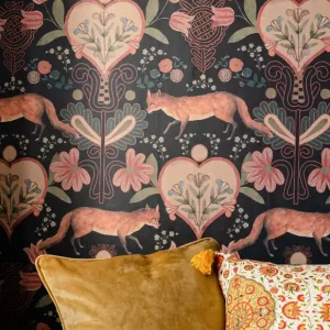 Wandbild The Vixen Schwarz Sonderaktion