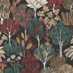 Preisknaller Architects Paper Floral Impression, Dschungeltapete, schwarz, grün 377576