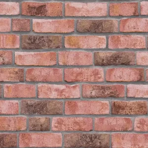 A.S. Création Bricks & Stones, Steintapete, rot, grau 388121 Begrenztes Angebot