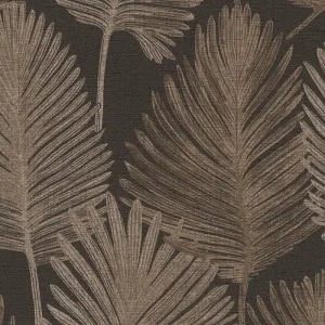Zertifiziert Vliestapete, Floral, braun 786736