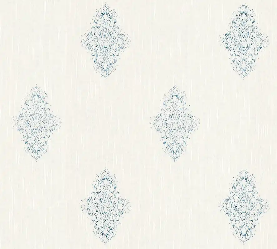 Architects Paper Luxury Wallpaper, Barock Tapete, weiß, silber 319461 Markenprodukt