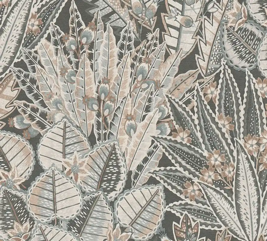 Livingwalls Stories of Life, Floral, Schwarz 396533 Highlight