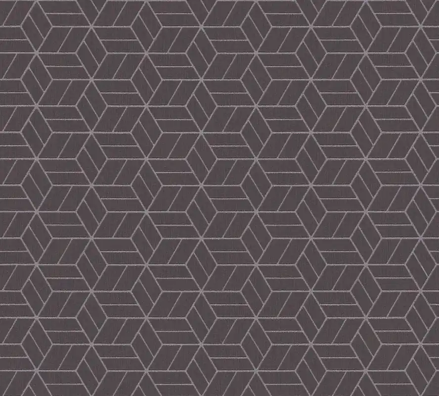 Sale Livingwalls Metropolitan Stories, Geometrische Tapete, schwarz, silber 369201