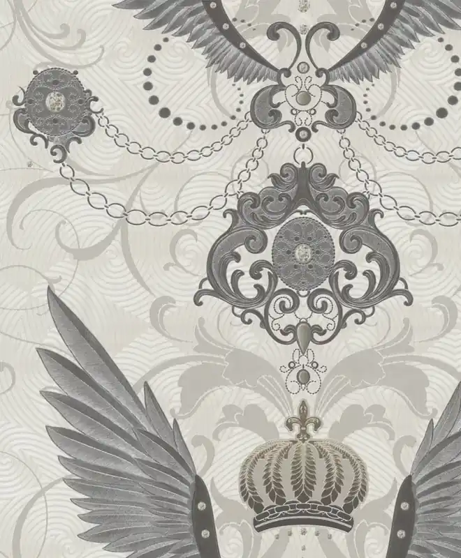 Heißes Angebot Marburg Glööckler Imperial, Ornamental, beige, silber 54456