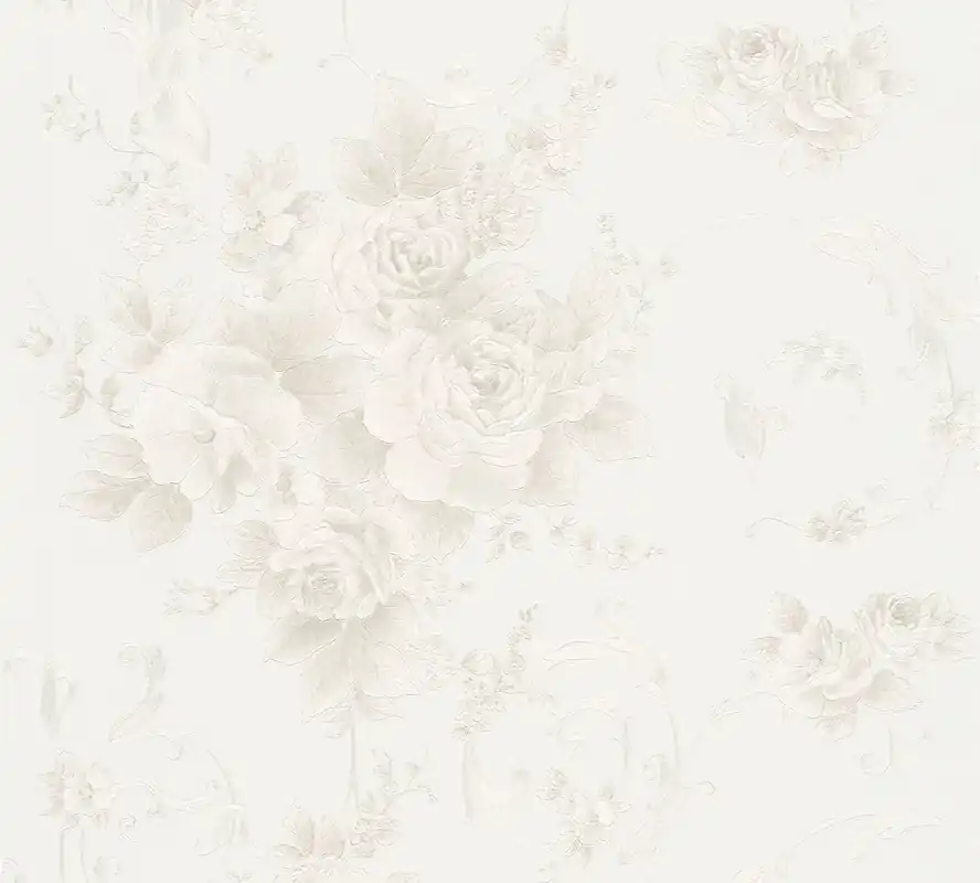 A.S. Création Romantico, Florale Tapete, grau, bronze 306472 Mega-Angebot