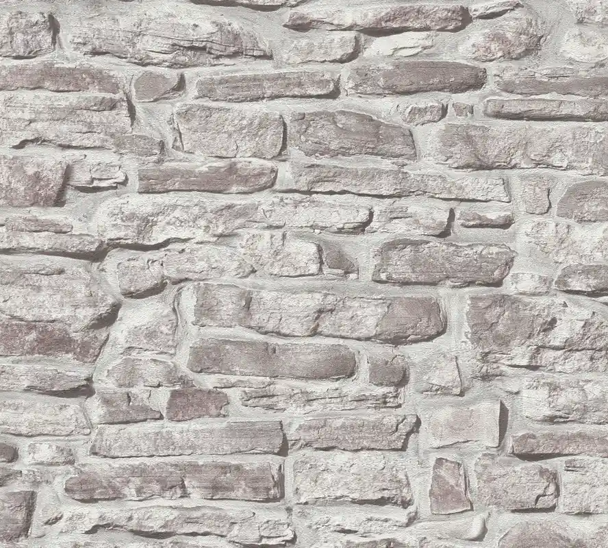 Expressversand A.S. Création Bricks & Stones, Steintapete, grau 388152