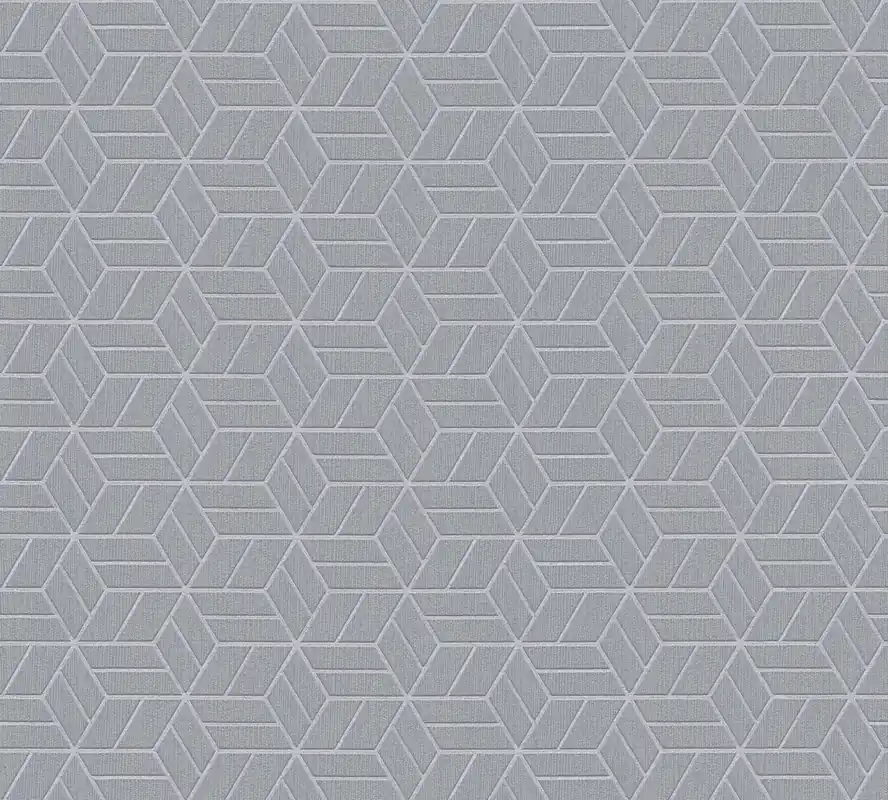 Livingwalls Metropolitan Stories, Geometrische Tapete, grau, silber 369204 Zertifiziert