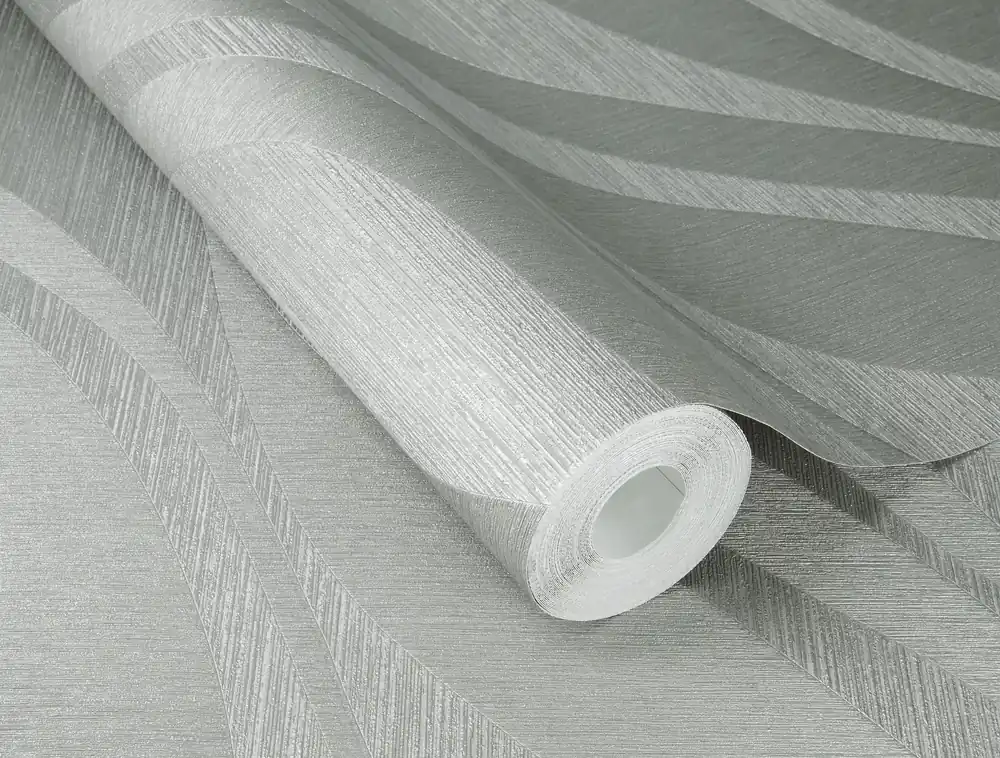 Vliestapete Flechtmuster silber-silbergrau 608069 Schneller Versand