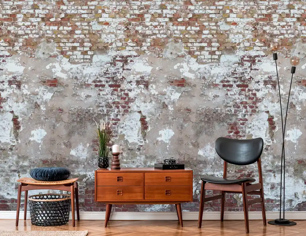 Preis Gesenkt Livingwalls The Wall II, Steinwand, beige, grau 392501