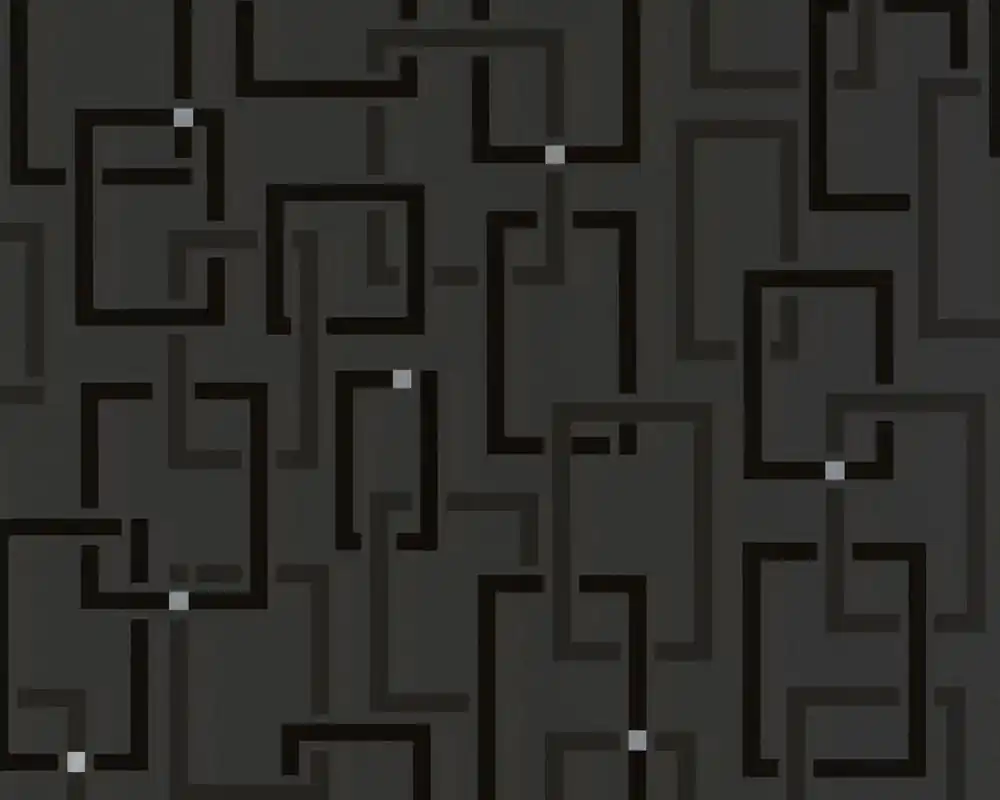Livingwalls Best of Vlies, Grafische Tapete, grau, schwarz 230522 Sale