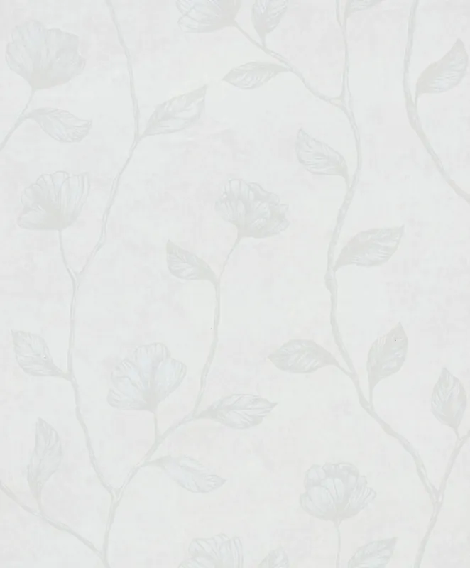 Neuheit Marburg GZSZ Vliestapete, Floral, weiß 34803