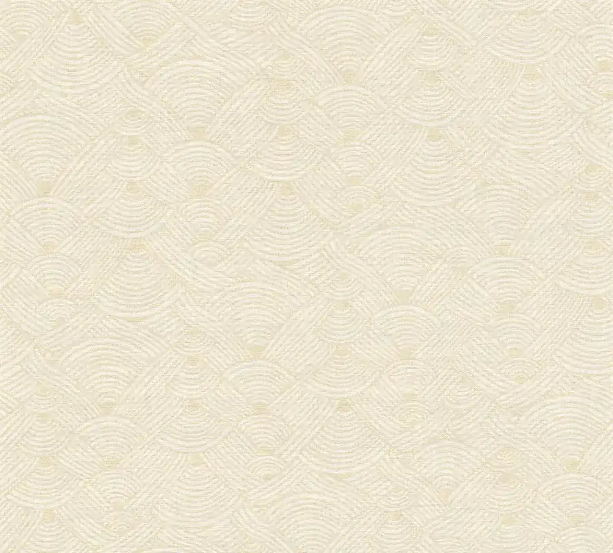 Must-Have A.S. Création Nara, Art Deco Tapete, beige, weiß 387424
