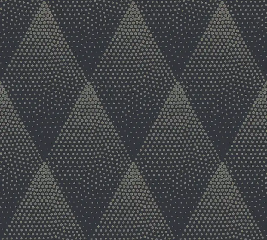 Neue Kollektion Livingwalls New Walls, Punktetapete, schwarz, gold 374193