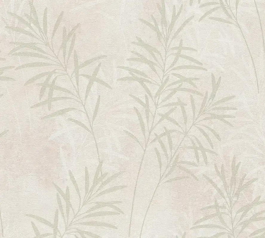 A.S. Création Terra, Florale Tapete, creme, grün 389194 Knallerangebot