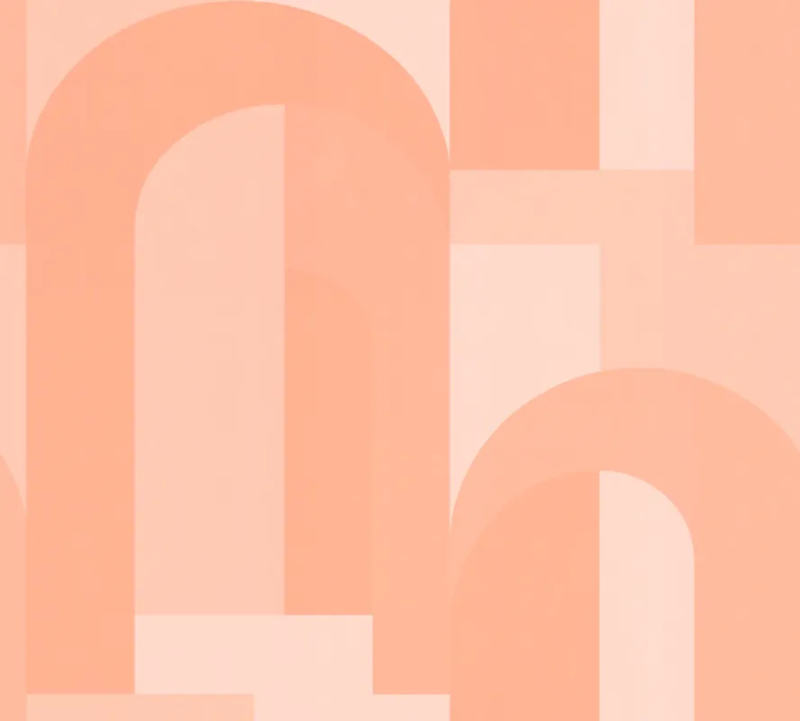 Architects Paper Arcade, Art Deco, orange, beige 391702 Top-Seller