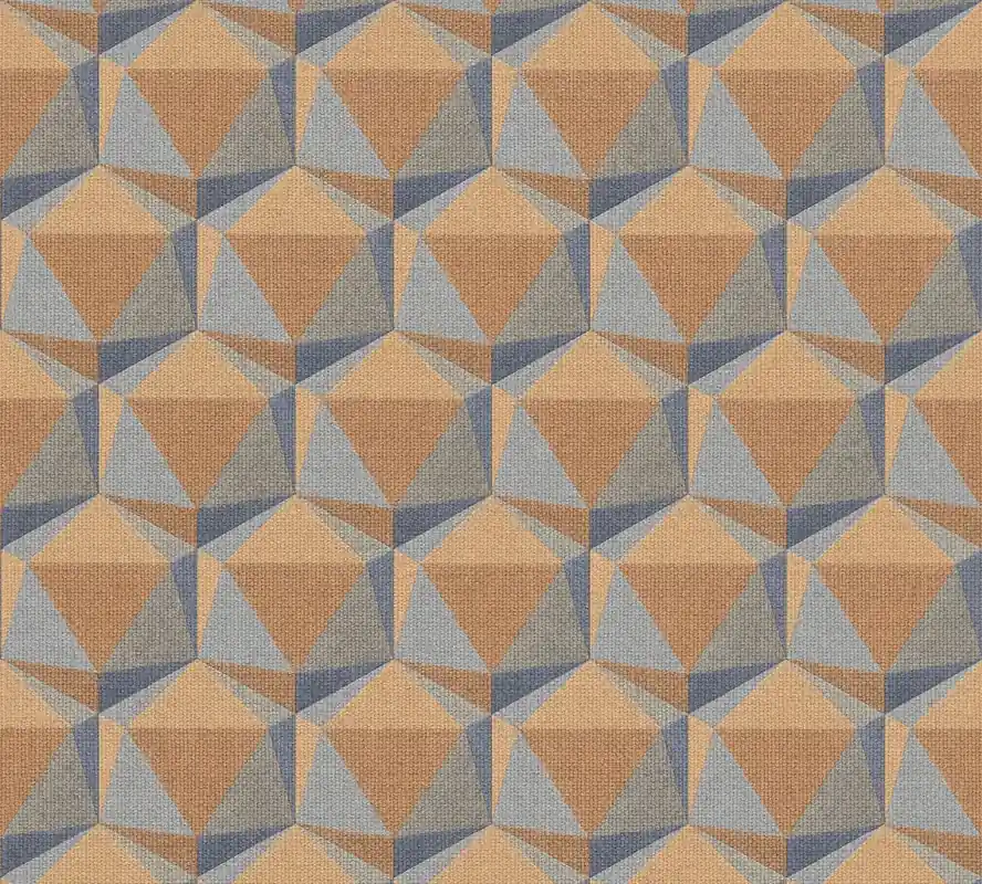 A.S. Création Nara, Geometrische Tapete, gelb, blau 387483 Top-Seller