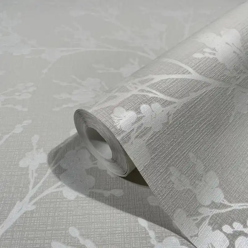 Novamur Ivy, Floral, greige 82314 Abverkauf