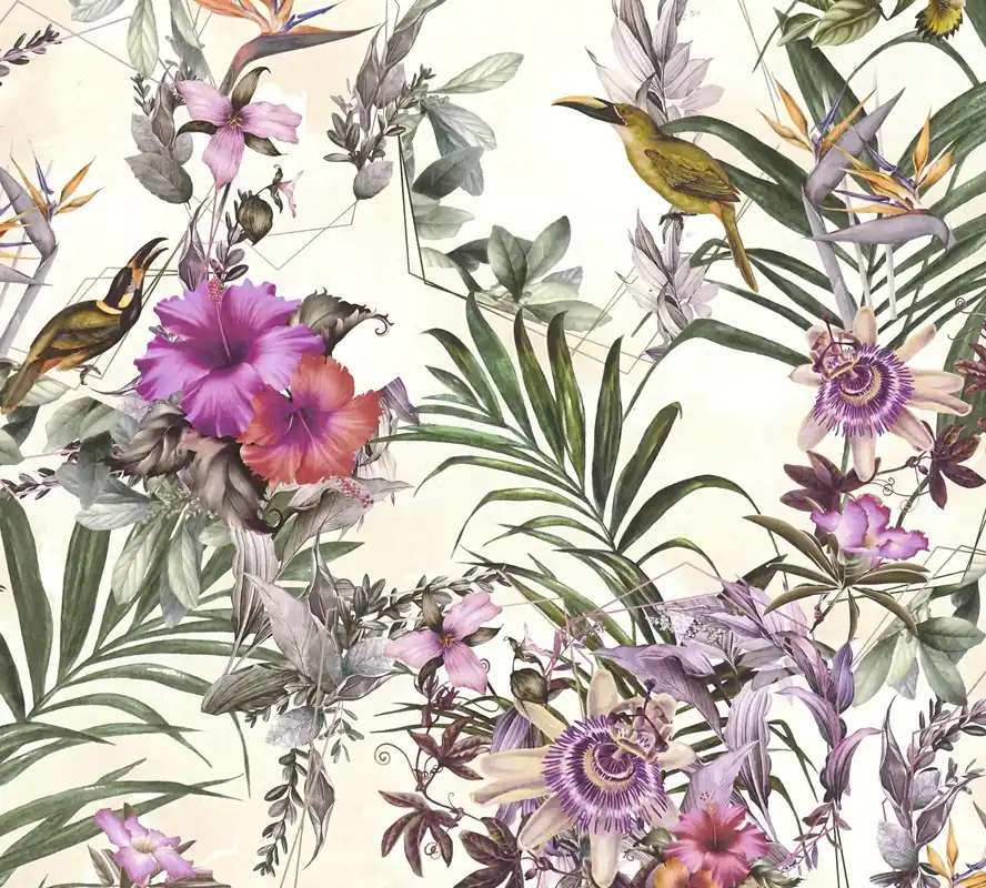 A.S. Création Dream Flowery, Florale Tapete, bunt, grün 381786 Schneller Versand