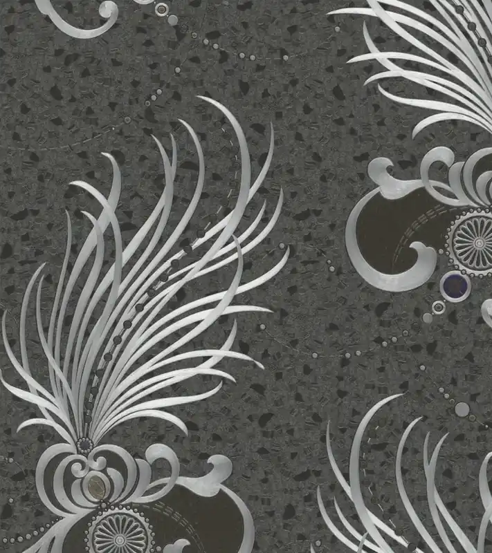 Marburg Glööckler Imperial, Ornamental, schwarz, silber 54469 Schnäppchen