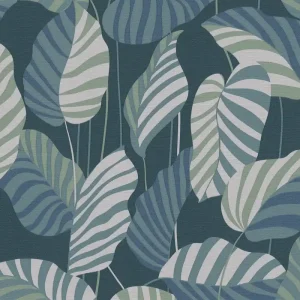 A.S. Création Antigua, Florale Tapete, blau, grün 390944 Garantierte Lieferung