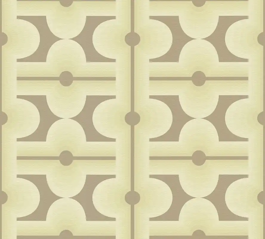 A.S. Création Retro Chic, Grafische Tapete, braun, grün 395333 Saisonangebot