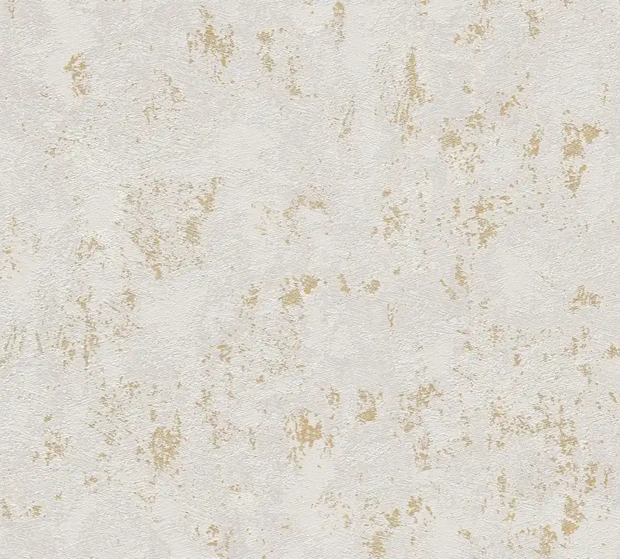 Must-Have A.S. Création Casual Living, Struktur, grau, gold und metallic 393871